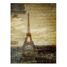 le rétro cru scripts la mode de tour de Paris Effi Cartes Postales