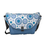 Le rétro mod bleu entoure le sac messenger sacoches