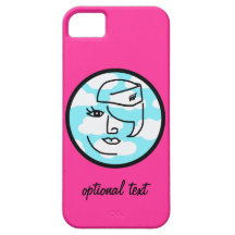 Le rétro steward (hôtesse de l'air) a personnalisé iPhone 5 case