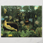 Le rêveur de Henri Rousseau (1910) Prospectus Personnalisés