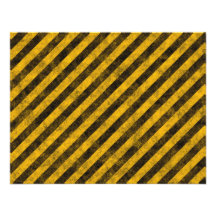 Le risque jaune et noir barre la texture invitations personnalisables