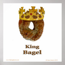 Le Roi Bagel Poster
