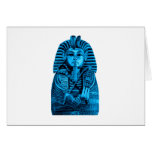 Le Roi bleu Tut Carte De Vœux