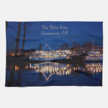 Le roi de delta la nuit - Sacramento, CA Serviette Éponge