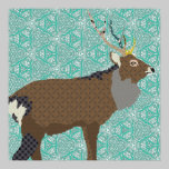 Le Roi Elk Art Poster posters