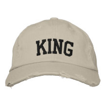 Le Roi Embroidered Hat Casquette De Baseball Brodée