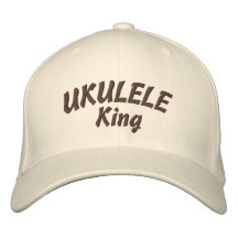 Le Roi Embroidered Hat d'ukulélé Casquette Brodée
