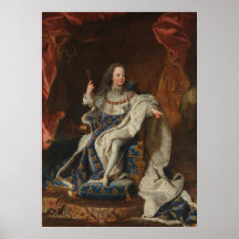 Le Roi Louis XV en tant qu'enfant par Riqaud Poster