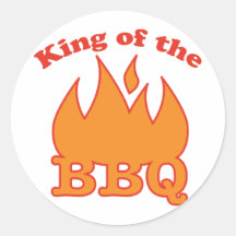 Le Roi Of The BBQ Adhésifs