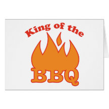 Le Roi Of The BBQ Carte De Vœux