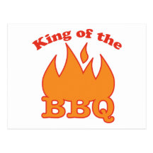 Le Roi Of The BBQ Cartes Postales