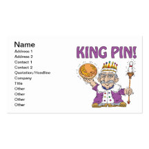 Le Roi Pin Cartes De Visite Personnelles