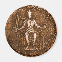 Le Roi Richard I, le coeur de lion Aimants Pour Réfrigérateur