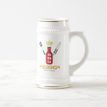 Le Roi Stein de BBQ Mugs À Café