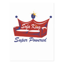 Le Roi Super Powered de sofa Carte Postale