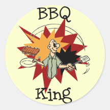 Le Roi T-shirts et cadeaux de BBQ Autocollants