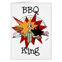 Le Roi T-shirts et cadeaux de BBQ Cartes De Vœux