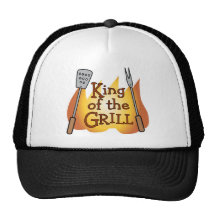 Le Roi Trucker Hat de BBQ Casquettes De Camionneur