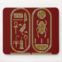 Le Roi Tut Hieroglyphics Tapis De Souris