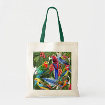 Le Rosella Parrots le sac