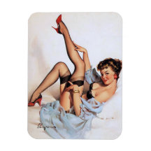 Le rouge chausse le Pin Magnet En Vinyle