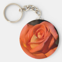 Le rouge et l'orange se sont levés porte-clé