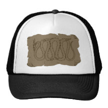Le rouleau antique de dragon oriental casquettes de camionneur