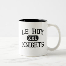 Le Roy - chevaliers - lycée - Le Roy New York Mug