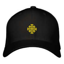Le royaume de Jérusalem a brodé le chapeau Casquette De Baseball