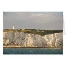Le Royaume-Uni, Douvres. Les falaises blanches cél Carte De Vœux
