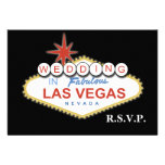 Le rsvp de mariage de Vegas carde la norme 3,5 x 5 Cartons D'invitation