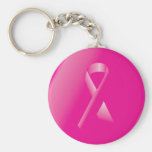 LE RUBAN ROSE DE SOUTIEN DE CANCER DU SEIN CAUSE D PORTE-CLEF