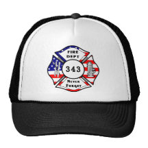 Le sapeur-pompier 9/11 n'oublient jamais 343 casquettes