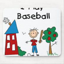 Le schéma base-ball de bâton de jeu d'I Tapis De Souris