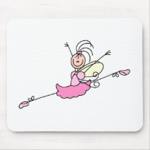 Le schéma un Mousepad de bâton de ballerine Tapis De Souris