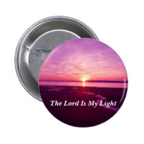 Le seigneur est ma lumière et mon salut badges publicitaires