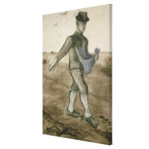 Le semeur, 1881 (crayon, stylo et encre brune) toiles tendues sur châssis