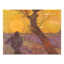 Le semeur, Vincent van Gogh, impressionisme vintag Cartons D'invitation Personnalisés