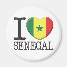 Le Sénégal Magnets Pour Réfrigérateur