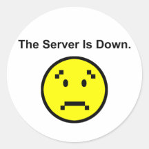Le serveur est en panne autocollants