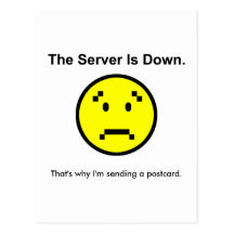Le serveur est en panne cartes postales