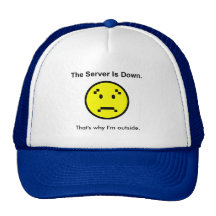 Le serveur est en panne casquettes