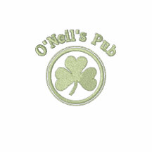 Le shamrock a personnalisé la chemise brodée polos brodés