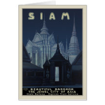 Le Siam - beau Bangkok Carte De Vœux