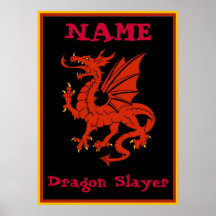 Le signe de dragon, éditent le texte posters