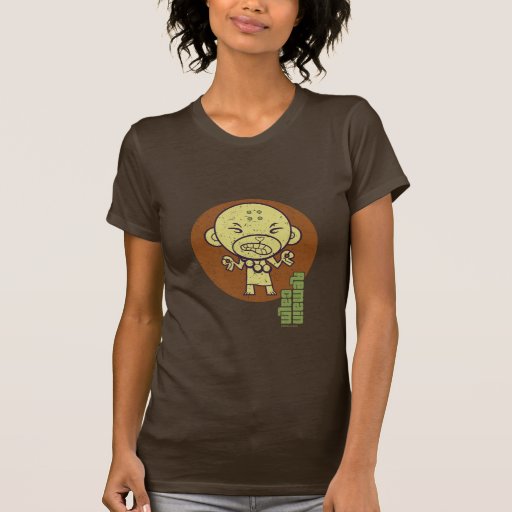 Le singe bouddhiste restent calme t-shirts