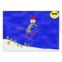 Le ski Kitty obtient le grand air cartes