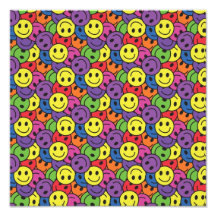 Le smiley fait face au rétro motif de hippie photographes