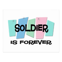 Le soldat est Forever Cartes Postales