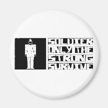 Le soldat survivent magnets pour réfrigérateur